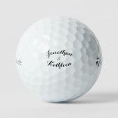 Aangepaste namen Golf Balls Taylor Made TP5 Golfballen (Voorkant)