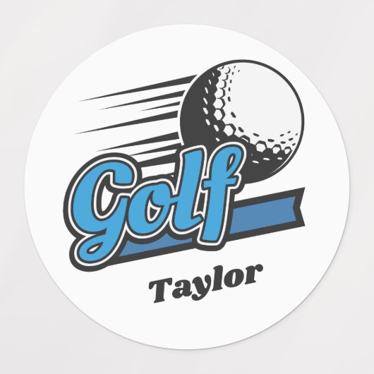 Aangepaste Namen Golf Labels (Design 2)