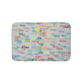 aangepaste namen kleurrijk badmat (Voorkant)