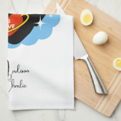 Aangepaste namen "Liefde is Liefde" Theedoek (Quarter Fold)