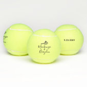 Aangepaste namen Speciale datum Tennisballen (Multi)