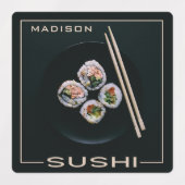 Aangepaste namen SUSHI Labels (Design 1)