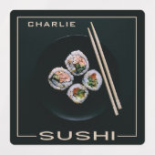 Aangepaste namen SUSHI Labels (Design 2)