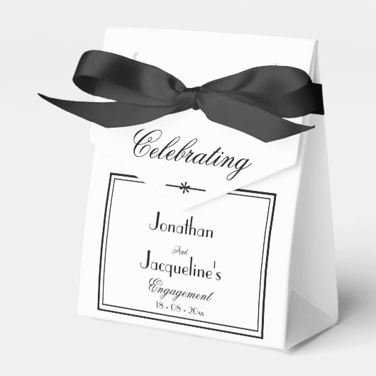 Aangepaste namen van de partij van de regeling bedankdoosjes (Voorkant Zijde)