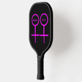 Aangepaste namen van Lesbian Lovers Pickleball Paddle (Links)