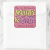 Aangepaste namen voor Merry & Gay stickers (Tas)
