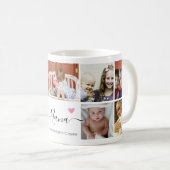 Aangepaste Nana Photo Collage Mok – Cadeau voor om (Voorkant rechts)