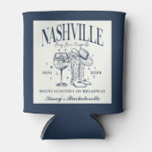 Aangepaste Nashville Bachelorette Rodeo Cocktail Blikjeskoeler (Voorkant)