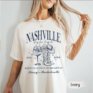 Aangepaste Nashville Bachelorette Rodeo Cocktail T-shirt