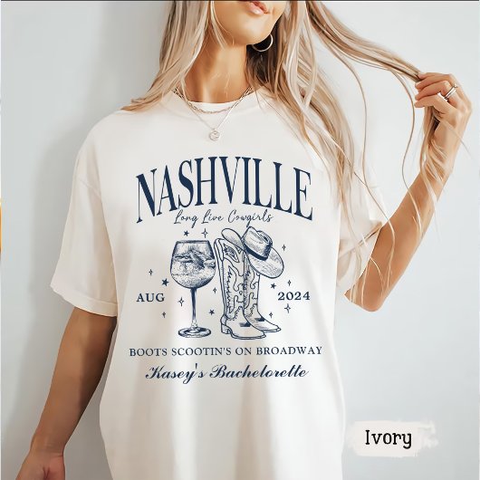Aangepaste Nashville Bachelorette Rodeo Cocktail T-shirt