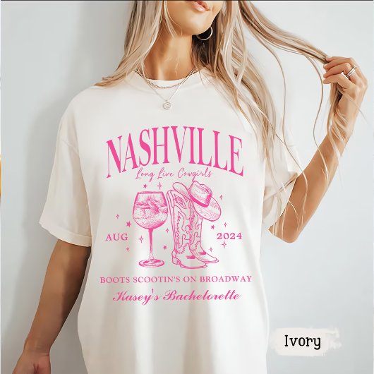 Aangepaste Nashville Bachelorette Rodeo Cocktail T-shirt