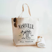 Aangepaste Nashville Bachelorette Rodeo Cocktail Tote Bag