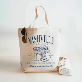 Aangepaste Nashville Bachelorette Rodeo Cocktail Tote Bag