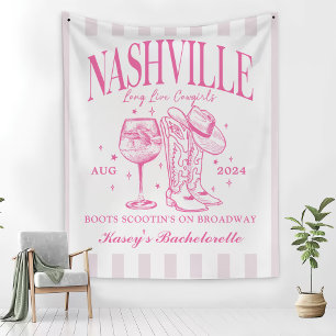 Aangepaste Nashville Bachelorette Rodeo Cocktail Wandkleed