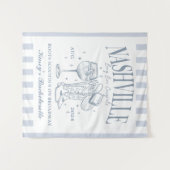 Aangepaste Nashville Bachelorette Rodeo Cocktail Wandkleed (Voorkant (horizontaal))