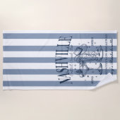 Aangepaste Nashville Bachelorette Rodeo Strandlake Strandlaken (Voorkant)