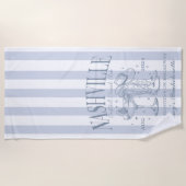 Aangepaste Nashville Bachelorette Rodeo Strandlake Strandlaken (Voorkant)