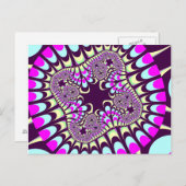 Aangepaste Native Paint Flower Ansichtkaart Briefkaart (Voorkant / Achterkant)