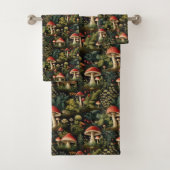Aangepaste natuur handdoek Paddenstoelen in terrac (Insitu)