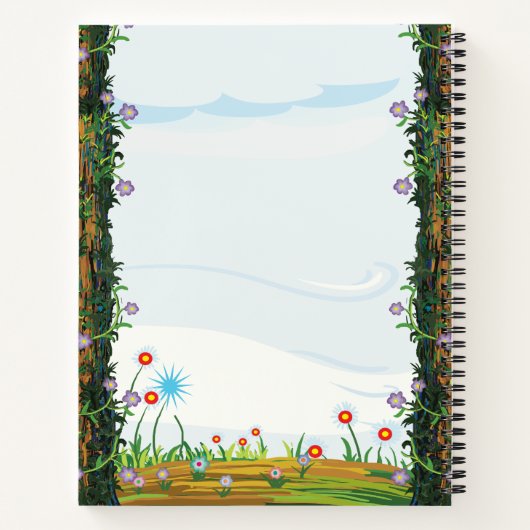 Aangepaste natuur Journal Notitieboek (Achterkant)