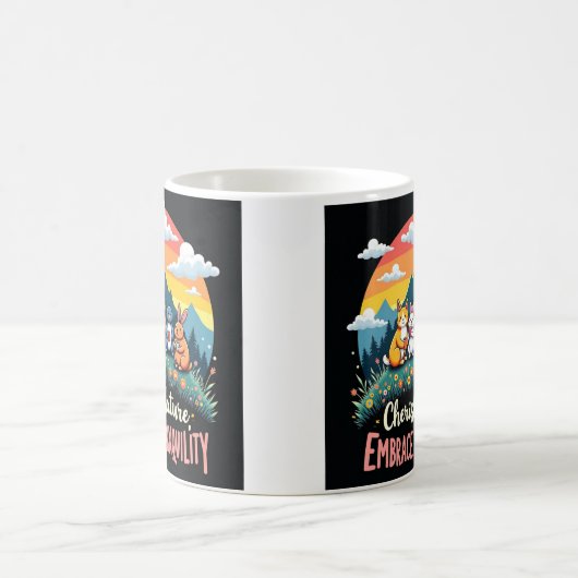 Aangepaste Natuur Lover Mok – gepersonaliseerd cad (Center)