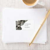 Aangepaste Natuur voor struikvogels Etiket (Insitu)