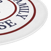 Aangepaste Nautical Anchor Logo-snijkaart Snijplank (Hoek)