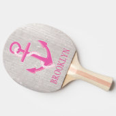 Aangepaste Nautical Anchor Ping Pong Paddle Tafeltennisbatje (Zijkant)