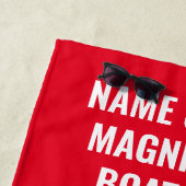 Aangepaste Nautical Beach Towel voor anker Strandlaken (In situ)