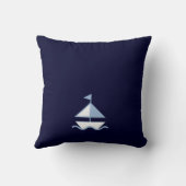 Aangepaste "Nautical/Sailboat" Keepomwille Pillow Kussen (Achterkant)