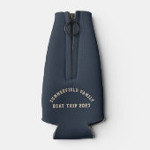 Aangepaste Nautical Sailing Matching Family Boat T Flesjeskoeler (Achterkant)