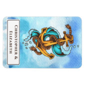 Aangepaste Nautical Stateroom door Marker Cruise Magneet (Horizontaal)