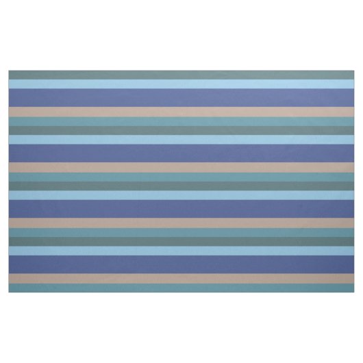 Aangepaste Nautical Stripes fabric Stof (Yard (91,4 cm))