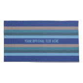Aangepaste Nautical Stripes-kussenslopen Kussensloop (Achterkant)