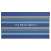 Aangepaste Nautical Stripes-kussenslopen Kussensloop (Voorkant)