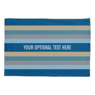 Aangepaste Nautical Stripes-kussenslopen Kussensloop