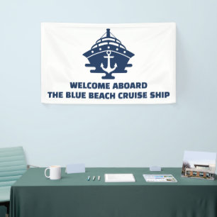 Aangepaste Nautilus Anker Strand Cruise Welkom Spandoek