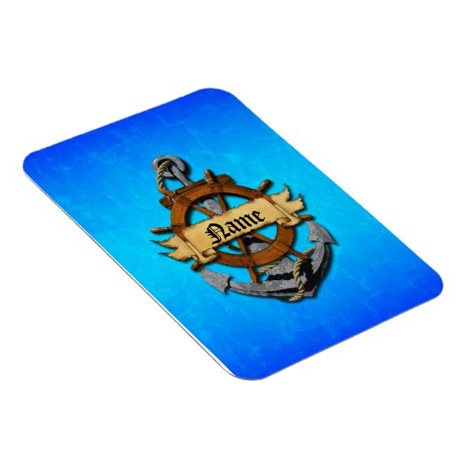 Aangepaste Nautische Anker en Wiel Magneet (Rechterzijde)