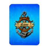 Aangepaste Nautische Anker en Wiel Magneet (Verticaal)