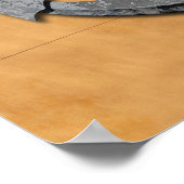 Aangepaste Nautische Anker en Wiel Poster (Hoek)