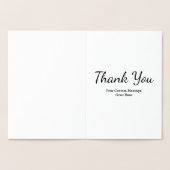 Aangepaste nautische anker gestreept dank u kaart (Binnen)