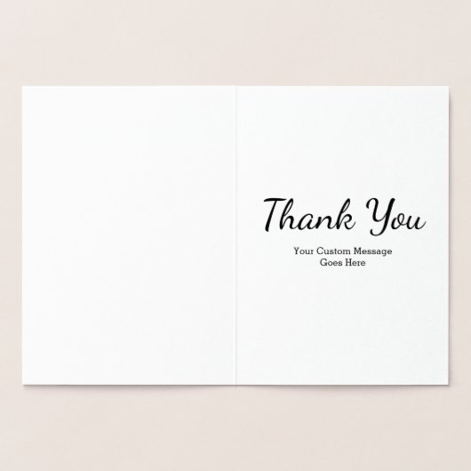 Aangepaste nautische anker gestreept dank u kaart (Binnen)