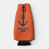 Aangepaste nautische boot anker fles koelers flesjeskoeler (Achterkant)