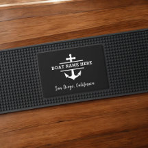 Aangepaste nautische bootnaam Welkom aan boord ank