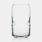 Aangepaste nautische cruiseschip wiel boot kapitei blikvorm glas (Links)