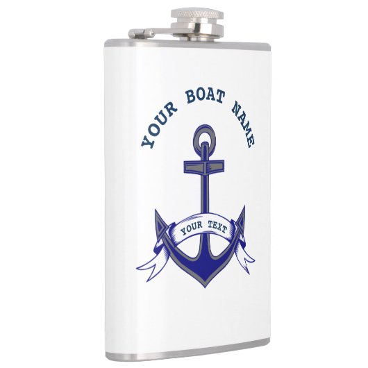 Aangepaste Nautische maatkolf voor anchor Heupfles (Rechts)