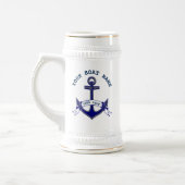 Aangepaste Nautische marine Anchor Bierpul (Links)
