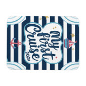 Aangepaste nautische mijn eerste cruise magneet (Horizontaal)