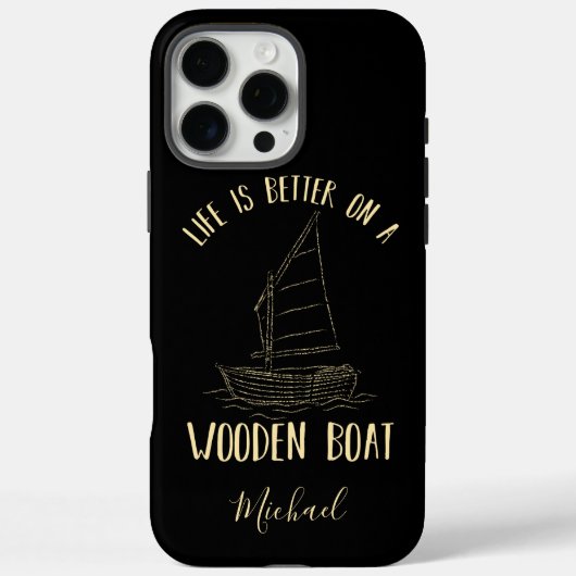Aangepaste nautische moderne varen Case-Mate iPhone case (Achterkant)