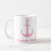 Aangepaste Nautische Roze Anker Mok (Links)
